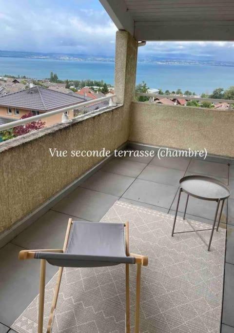 Magnifique Appart Renove Evian Duplex Vue Lac 8 Pers Exteriör bild