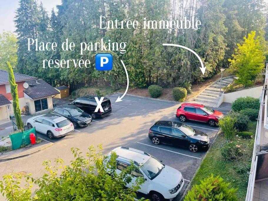 Magnifique Appart Renove Evian Duplex Vue Lac 8 Pers Exteriör bild